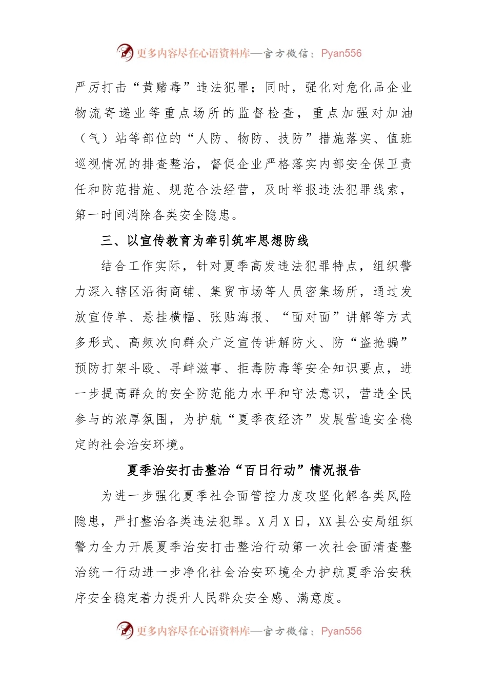 (25篇)2024年公安夏季治安打击整治工作总结.docx_第2页