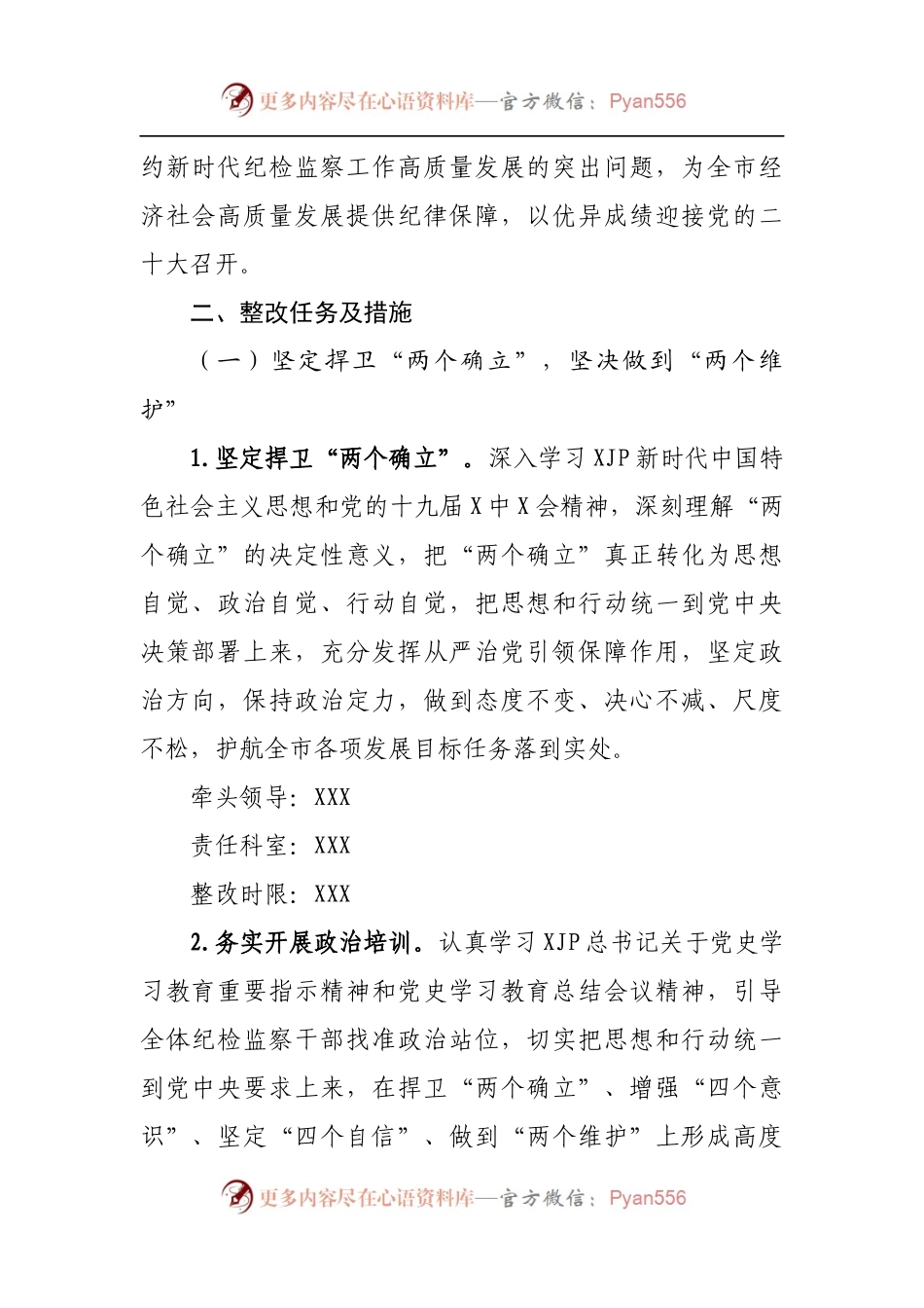 108整改方案2021年专题民主生活会整改方案.docx_第2页