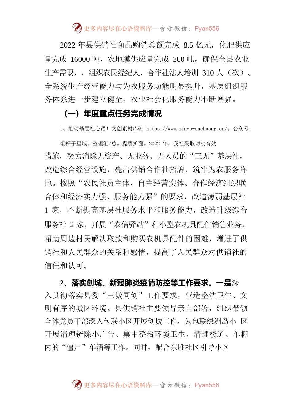 2022年县供销社个人述职述学述廉报告.docx_第2页