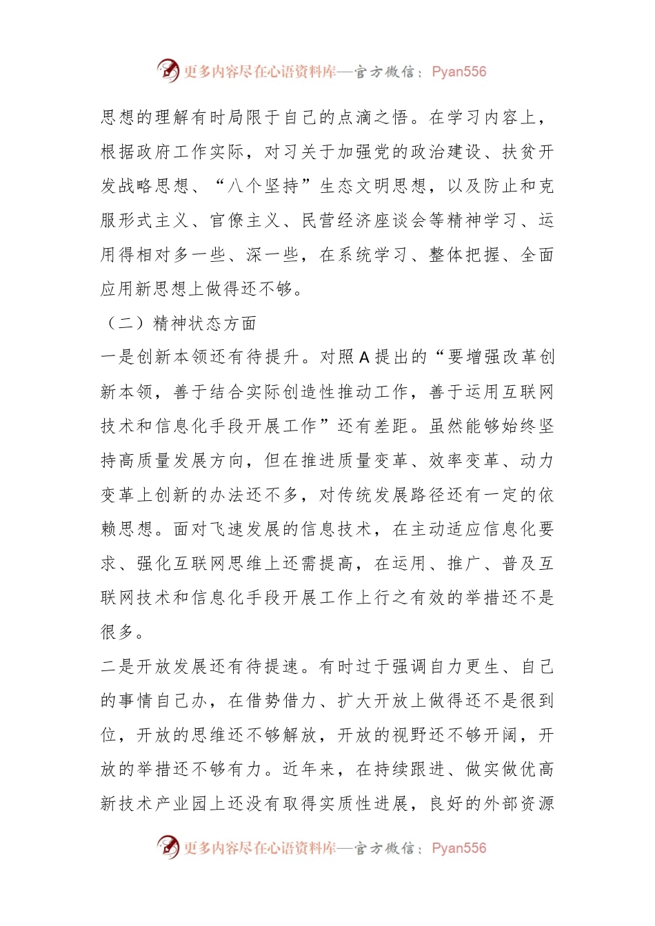 2023年主题教育专题民主生活会个人检视发言材料.docx_第2页