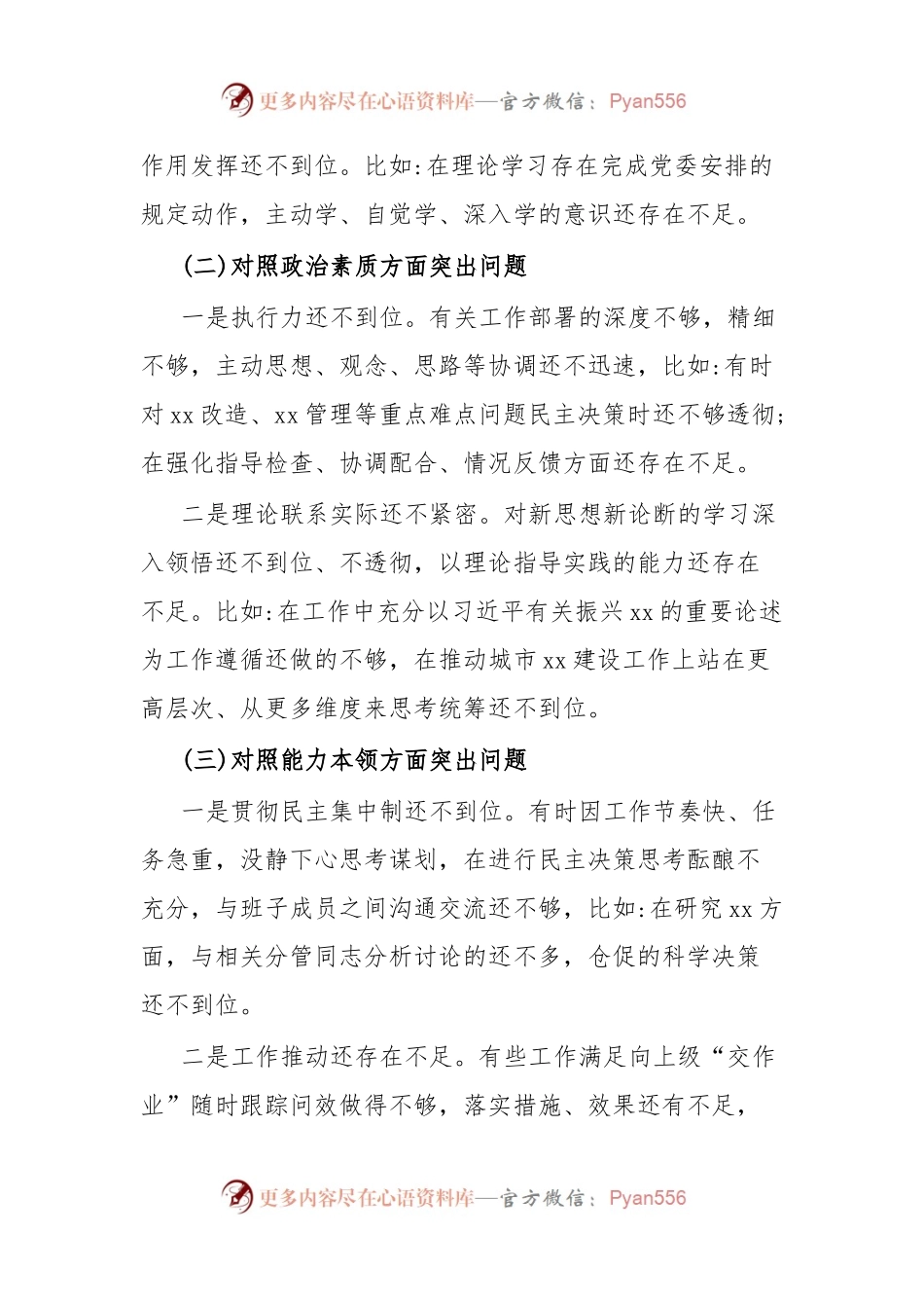 2023年第一批主题教育专题民主生活会党委书记局长个人剖析查摆材料.docx_第2页