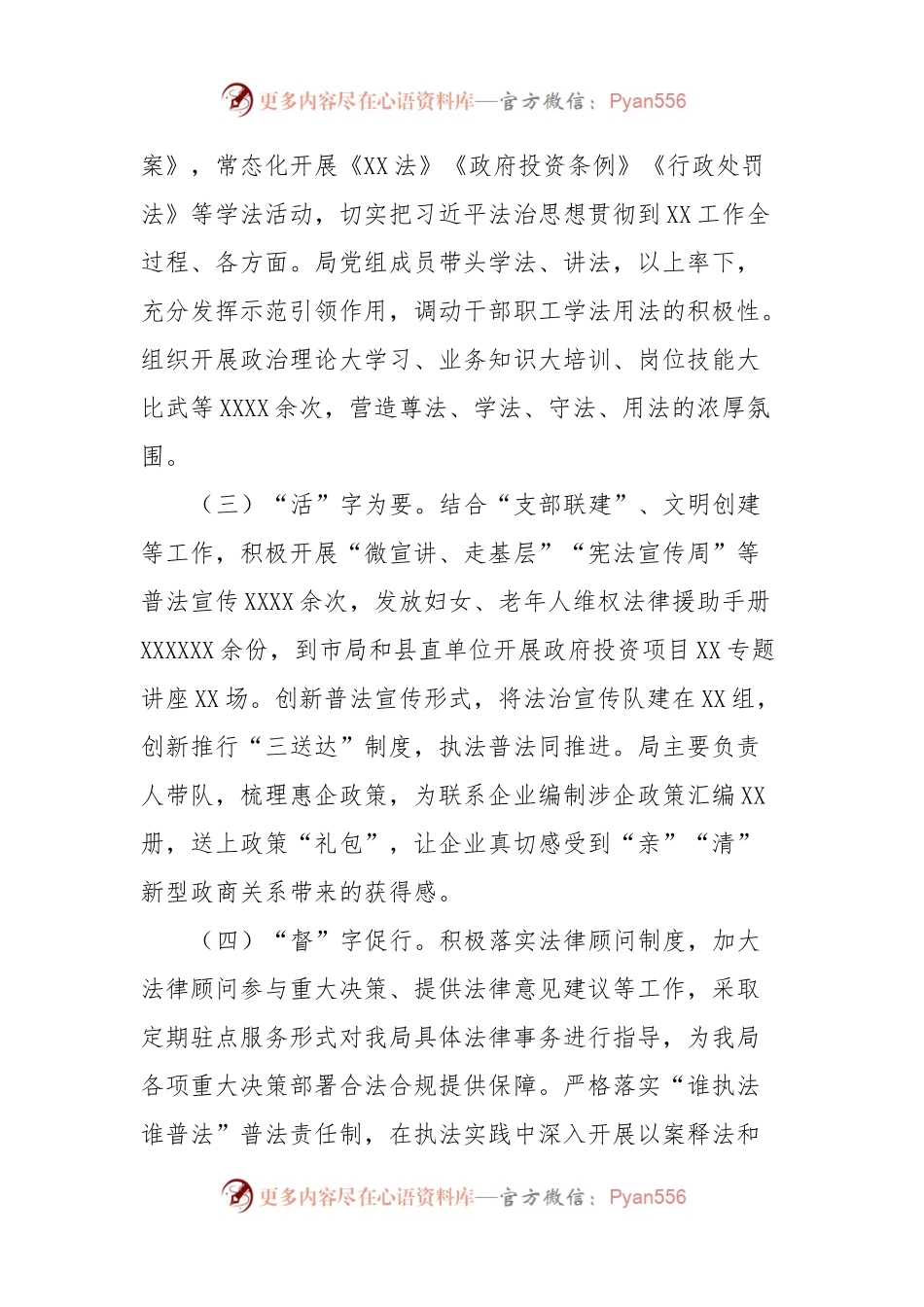 XX局依法行政工作自评报告.docx_第2页