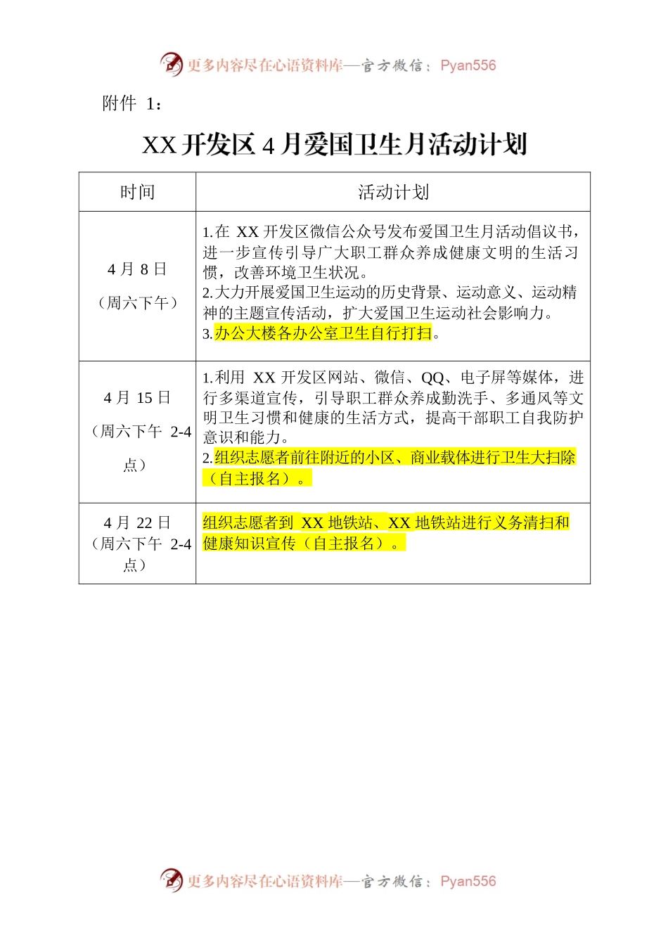 230403关于开展XXX经济开发区爱国卫生月活动通知.docx_第2页