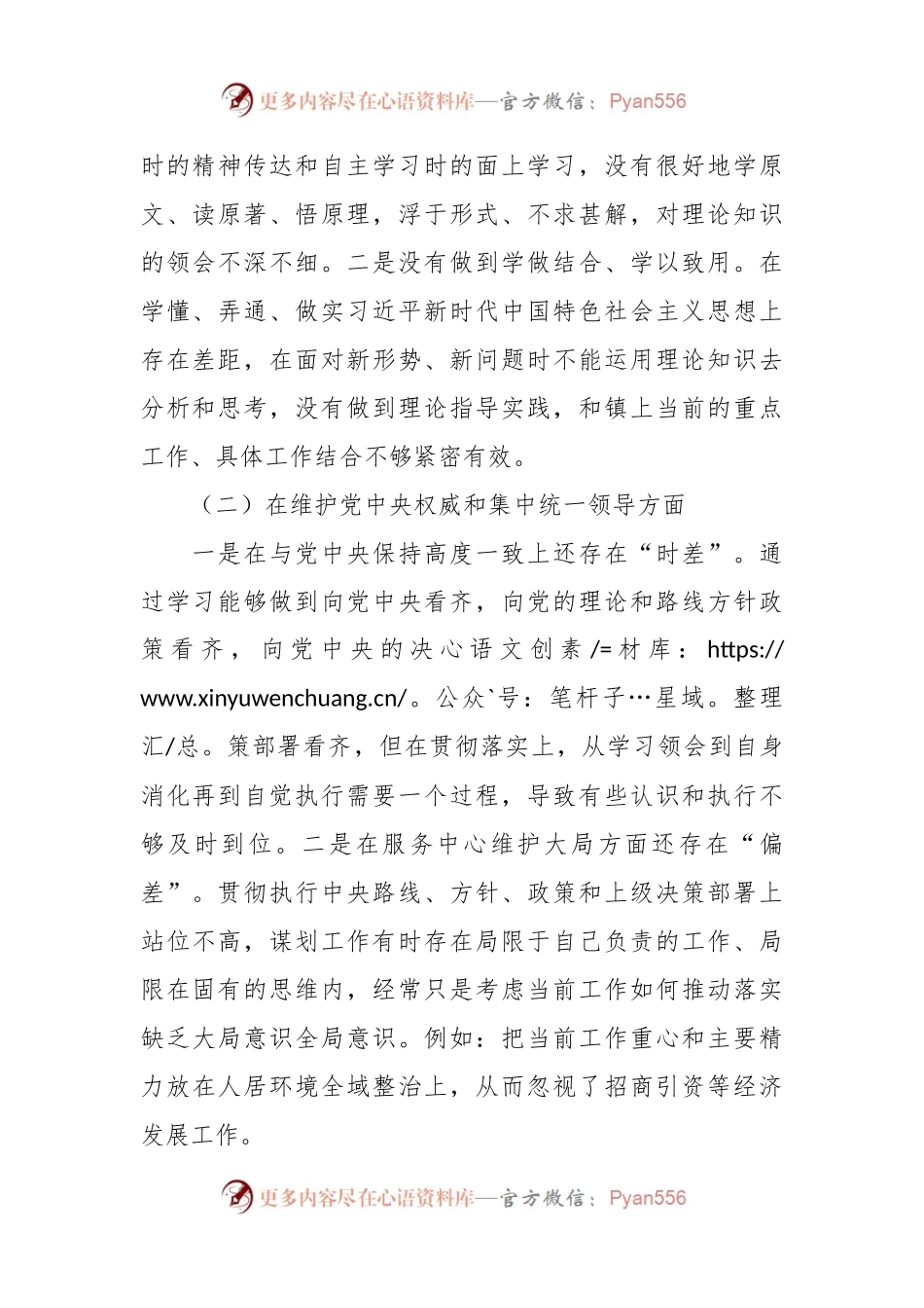 Xx同志主题教育专题民主生活会发言稿提纲（剖析班子典型反面案例+政绩观）.docx_第2页