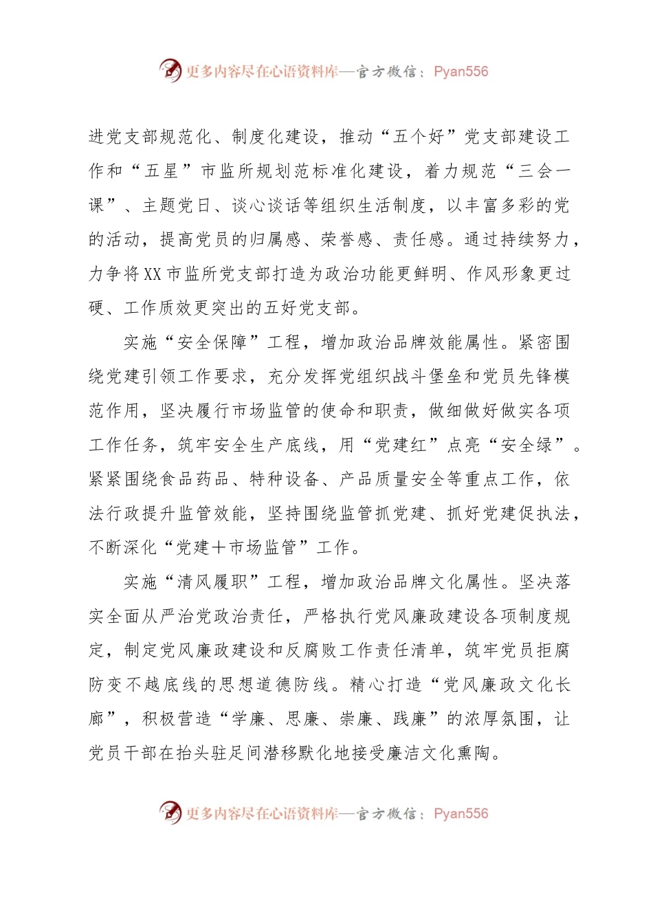 XX市场监督管理所党支部党建政治品牌打造.docx_第2页
