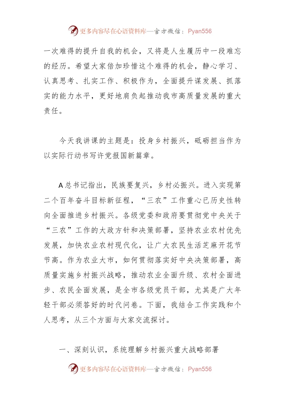 XX市乡村振兴局局长在全市选派挂任乡镇党委副书记培训班上的讲课稿.docx_第2页