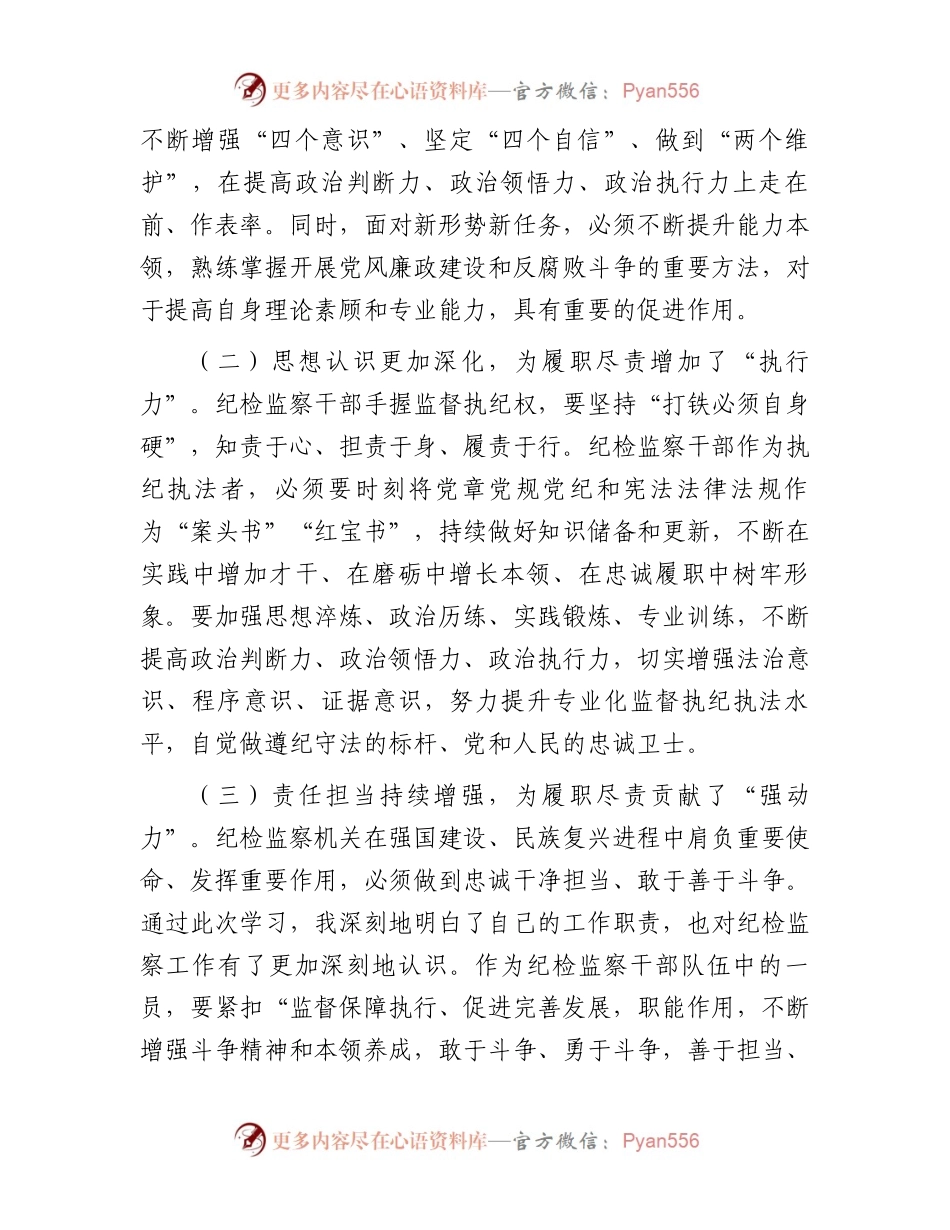 2023年纪检监察干部队伍教育整顿党性分析报告材料.docx_第2页