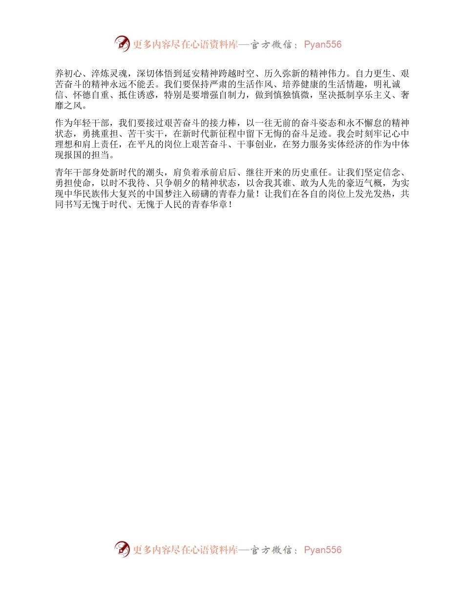 2024年党纪学习教育年轻干部读书班发言.docx_第2页