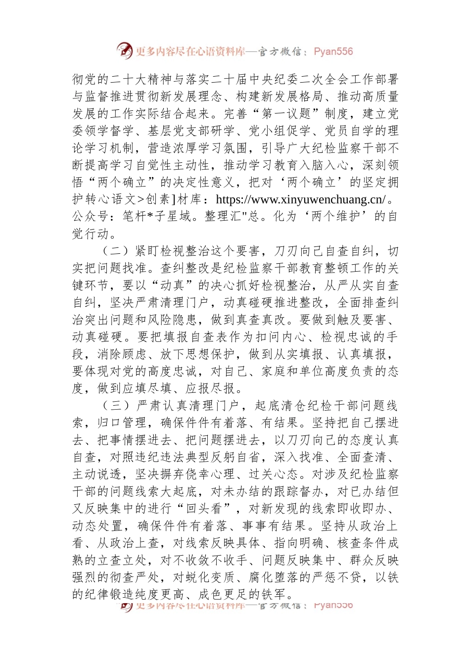 2023年某市开展纪检监察干部队伍教育整顿的实施方案.docx_第2页