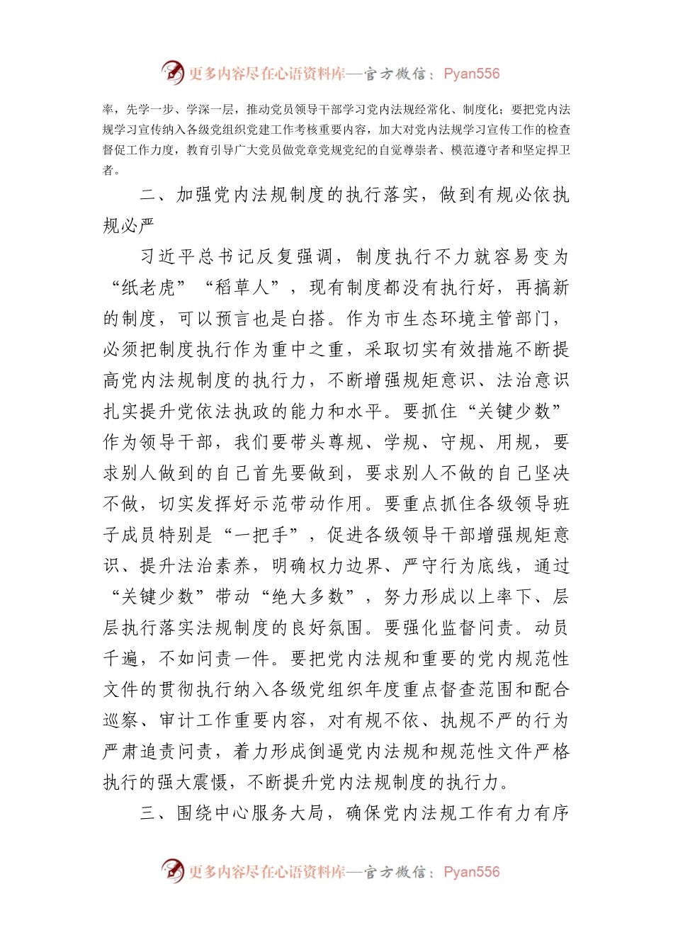2024年党内法规专题研讨发言提纲.docx_第2页