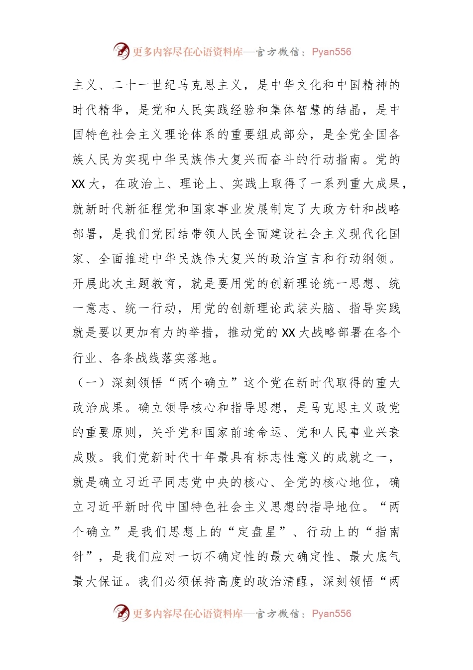 2023年X党委书记在深入学习贯彻主题教育专题党课上的讲话.docx_第2页