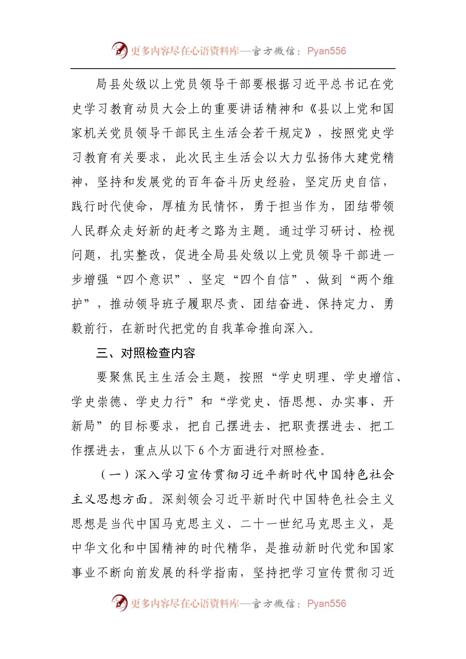 2021年度年末专题民主生活会工作方案[五个带头].docx_第2页