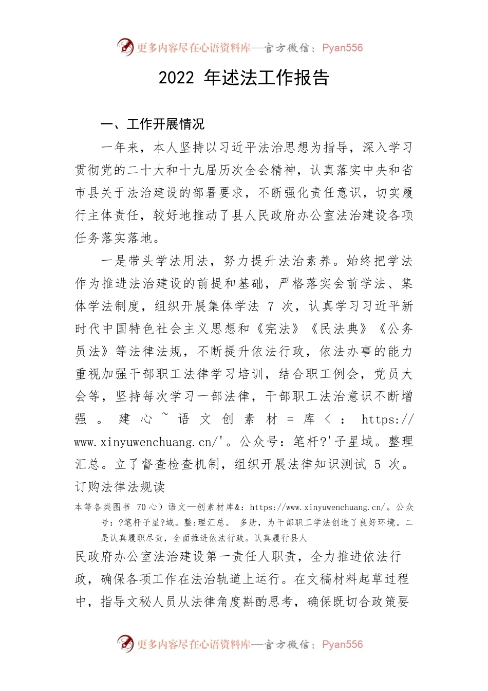 2022年述法工作报告.docx_第1页