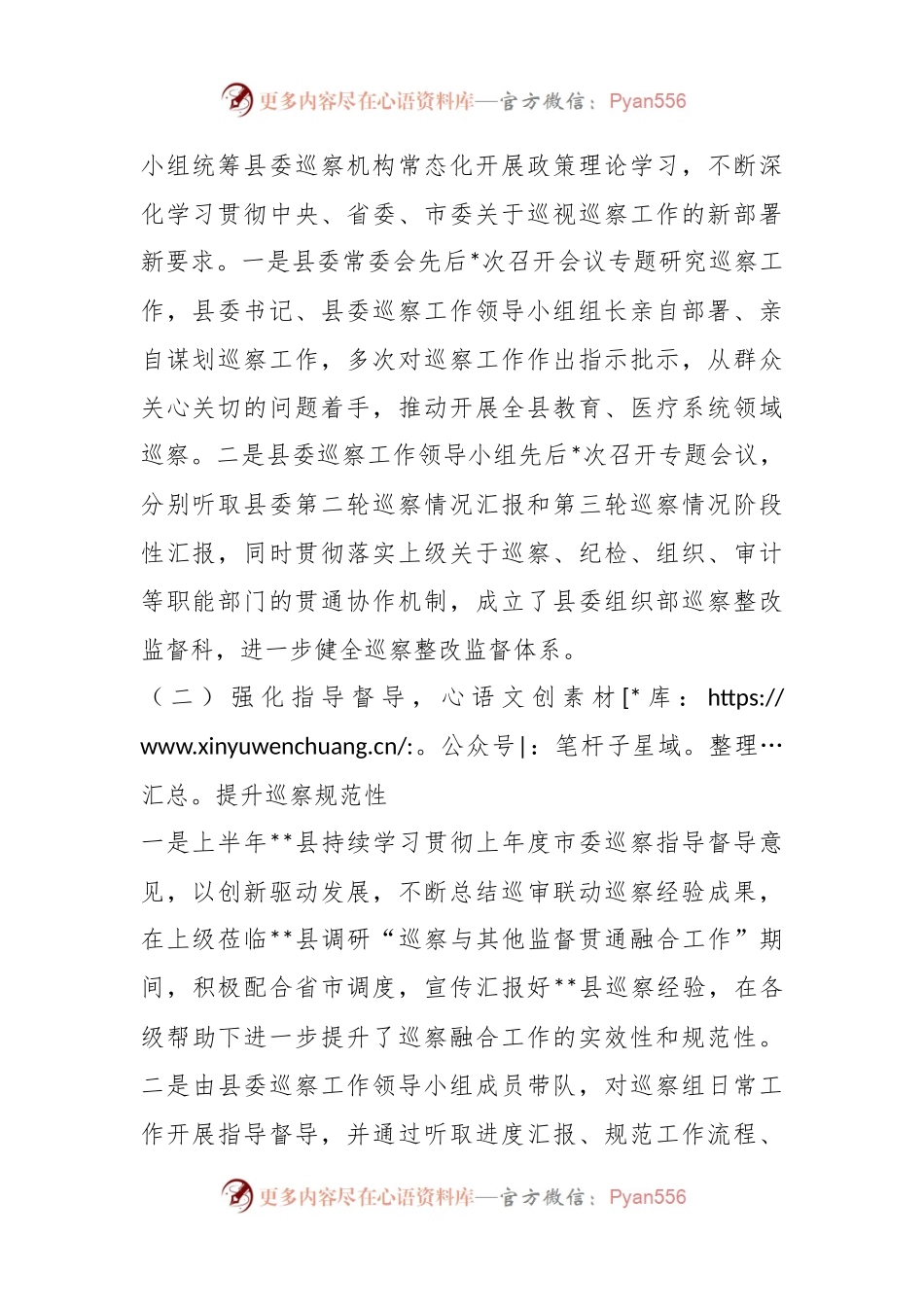 2023年在巡察办半年工作总结.docx_第2页