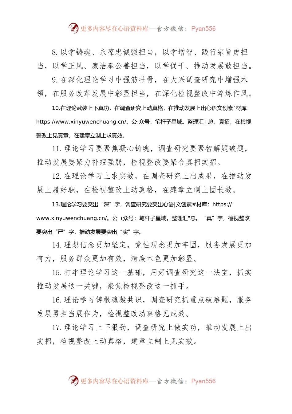 (40)组主题教育排比句金句.docx_第2页