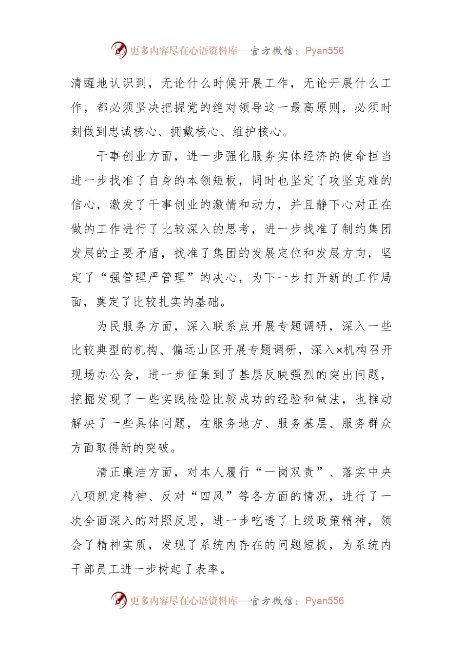 2023年专题民主生活会检视 剖析材料.docx_第2页