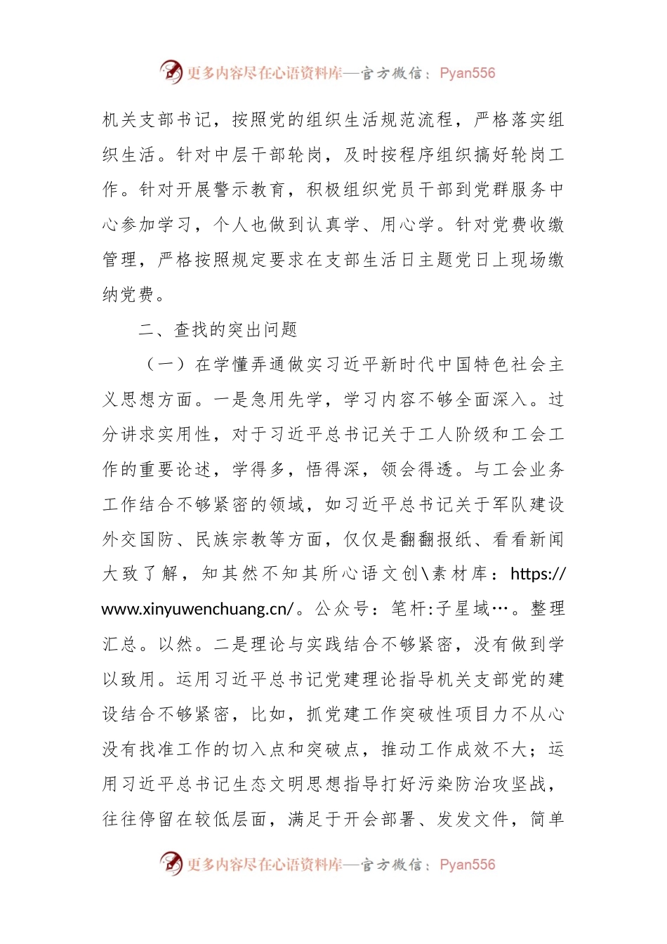 2023年上半年党员领导干部民主生活会个人检查材料.docx_第2页