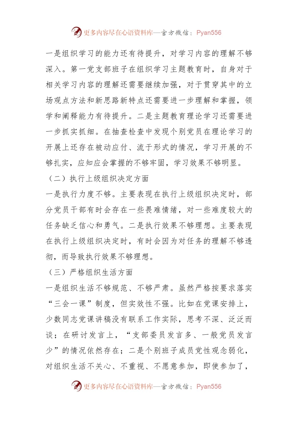 2023年主题教育专题组织生活会班子对照检查材料.docx_第2页