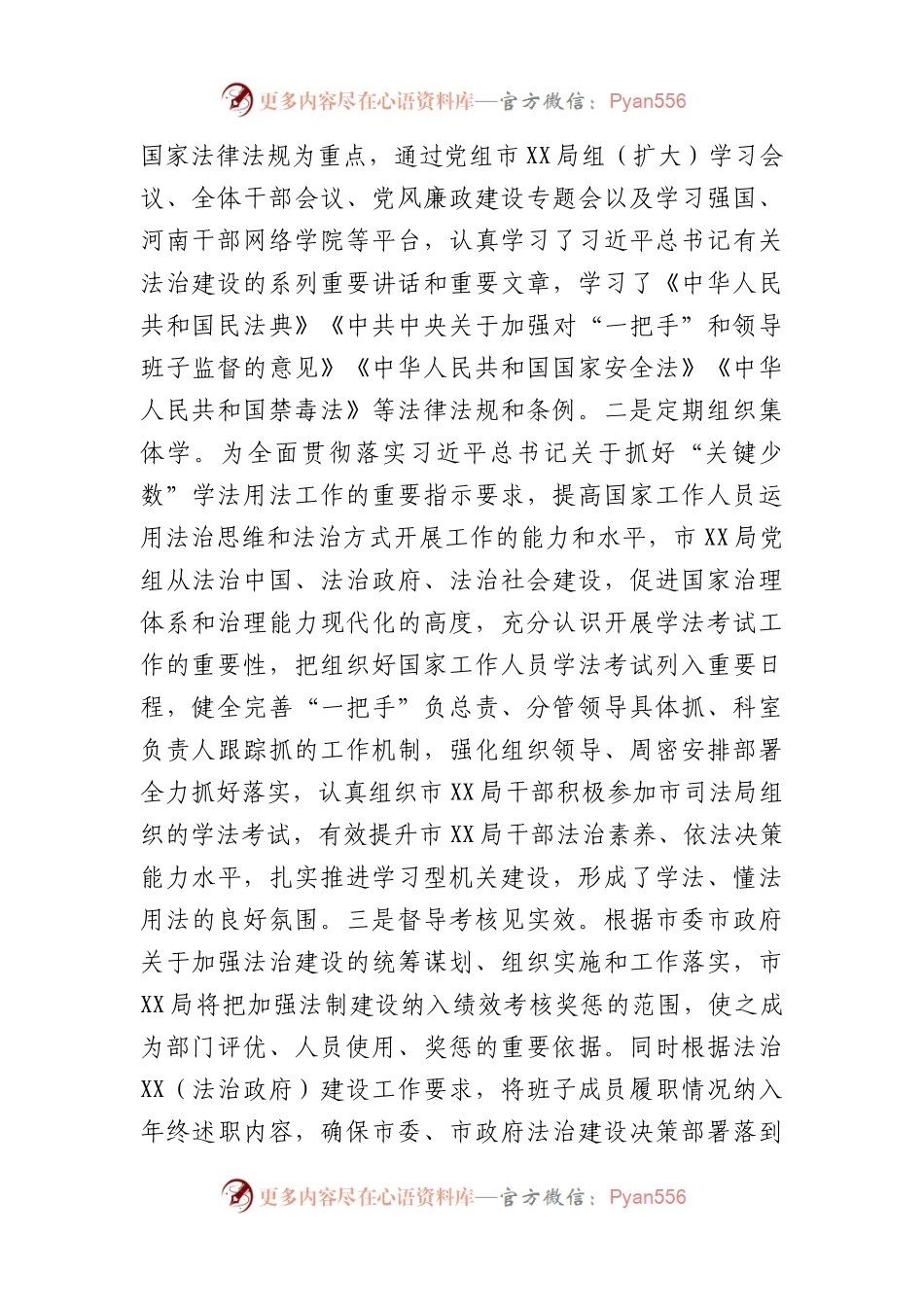 2023年上半年市局开展法治建设工作总结.docx_第2页