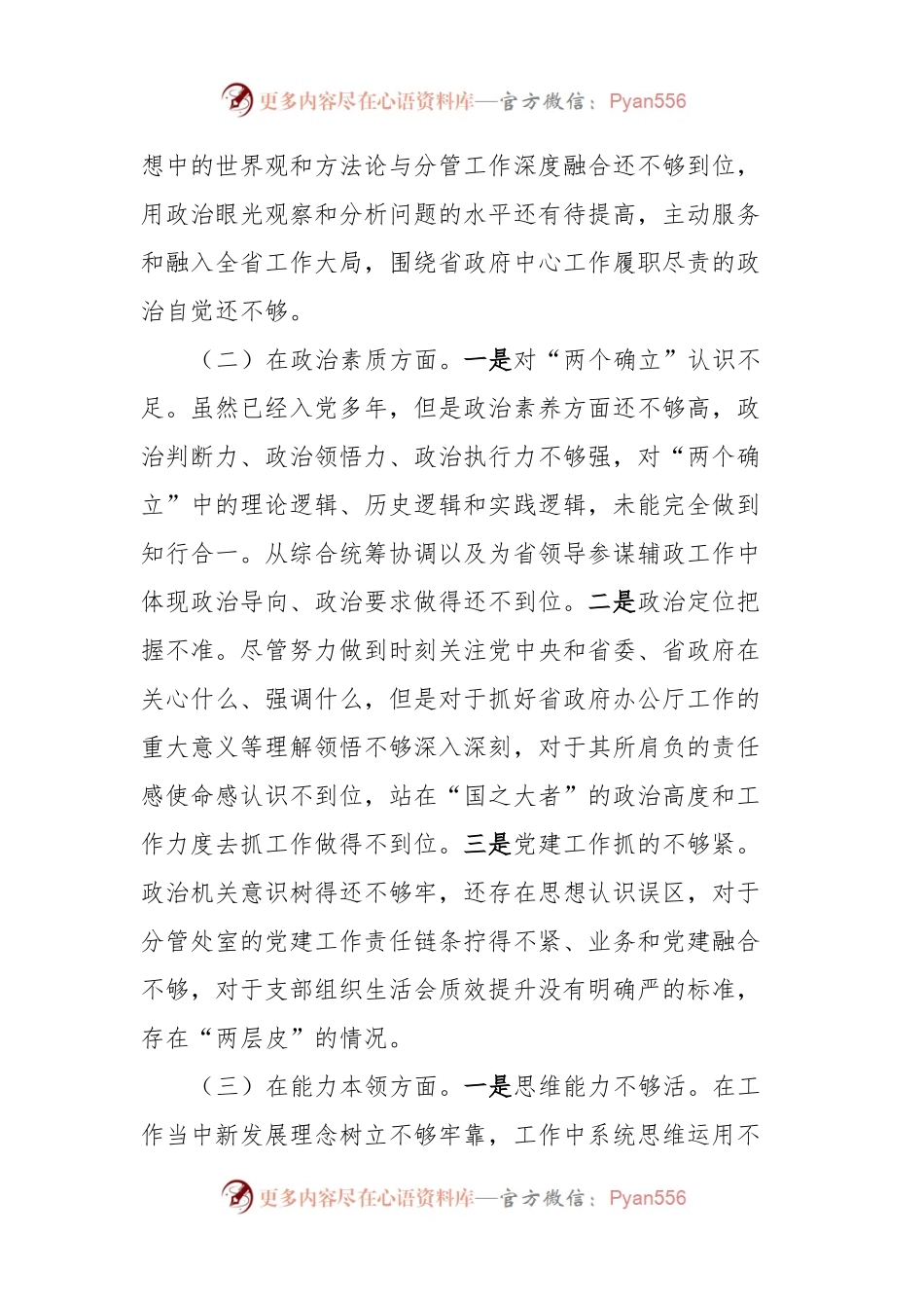 2023年主题教育民主生活会个人剖析检查材料.docx_第2页