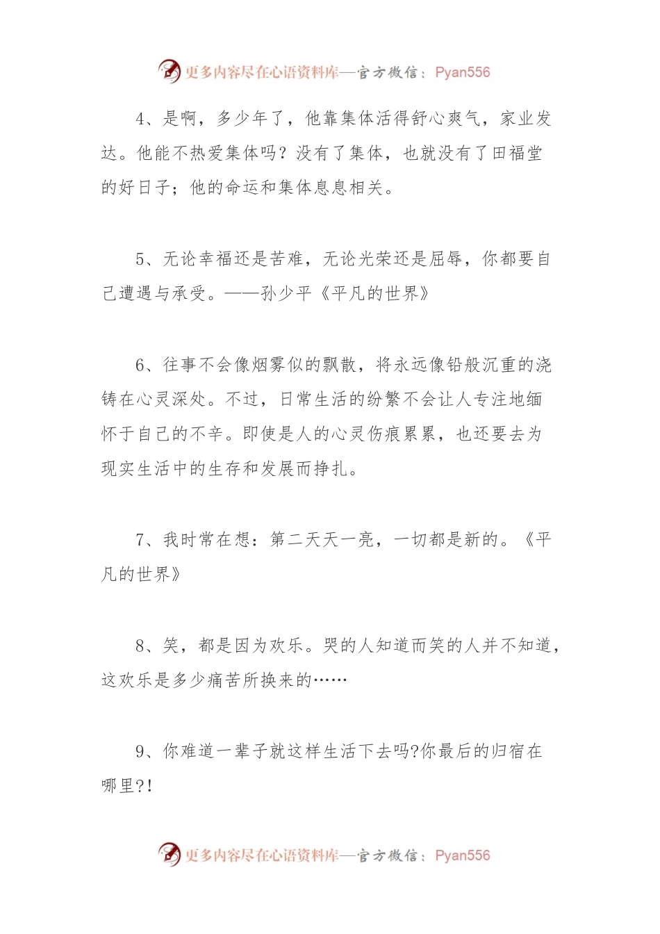 (55句)适合摘抄的平凡的世界里的台词汇总.docx_第2页