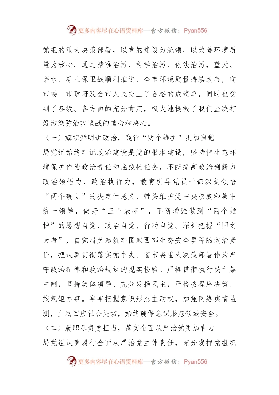 2023年在全市生态环境系统全面从严治党暨“三抓三促”行动推进会上的讲话.docx_第2页