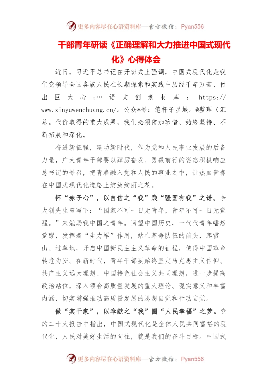 2023年学习《正确理解和大力推进中国式现代化》心得体会（5篇）.docx_第1页