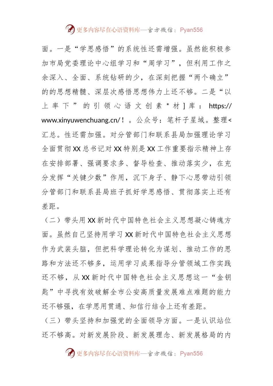 XX市G安局副局长个人民主生活会发言提纲.docx_第2页