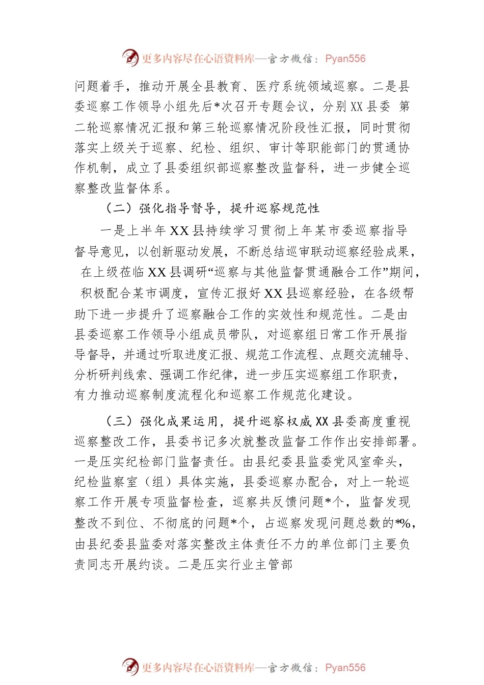 2023年度巡察巡视上半年工作总结.docx_第2页