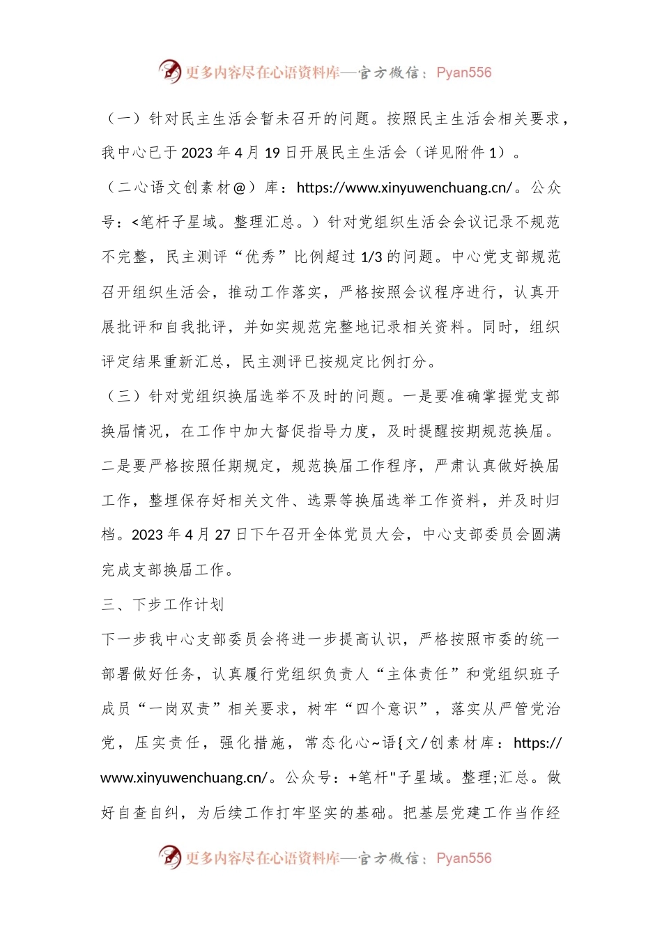 2023年基层党建整改情况报告.docx_第2页