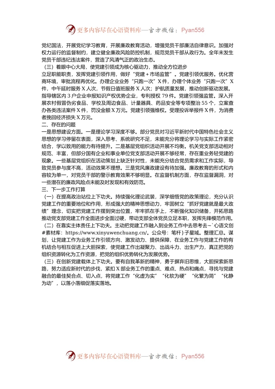 2024年县分局党支部党建工作总结.docx_第2页