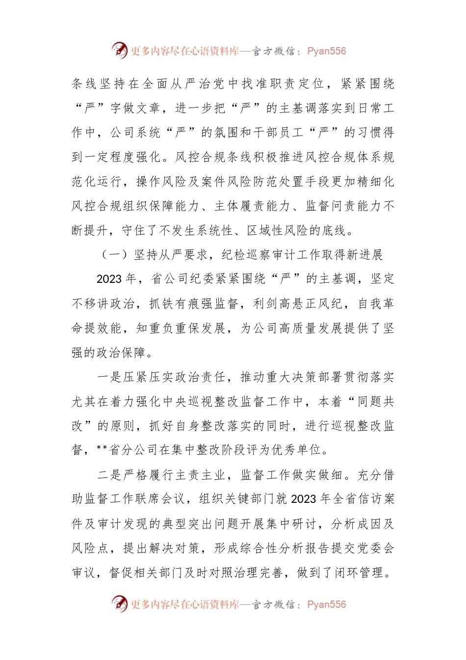 2024年纪检风控工作会领导讲话.docx_第2页
