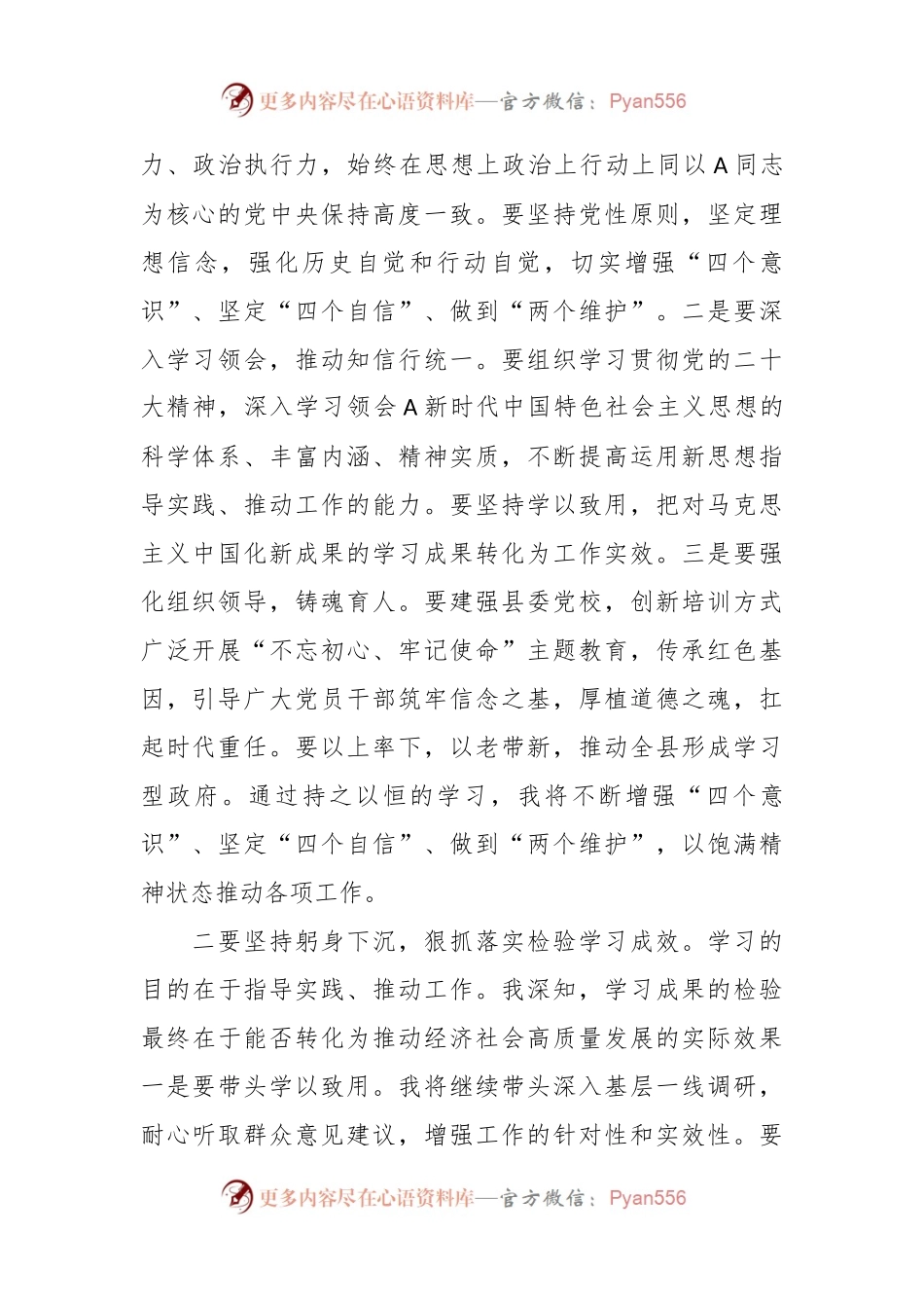 XX县委书记第二批主题教育第二次研讨发言.docx_第2页