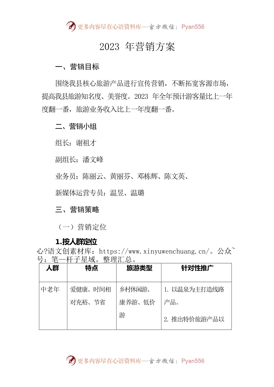 2023年营销计划2.1.docx_第1页