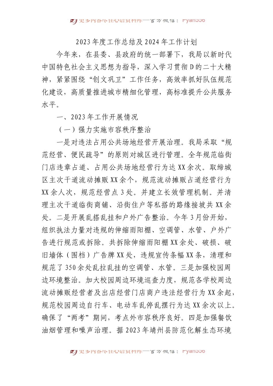2023年度工作总结及2024年工作计划.docx_第1页