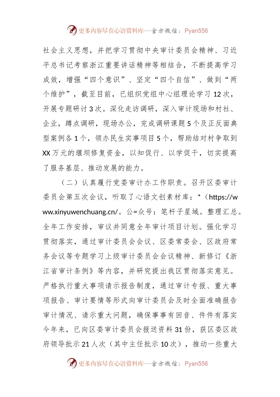 XX市XX区审计局2023年工作总结及2024年工作思路.docx_第2页