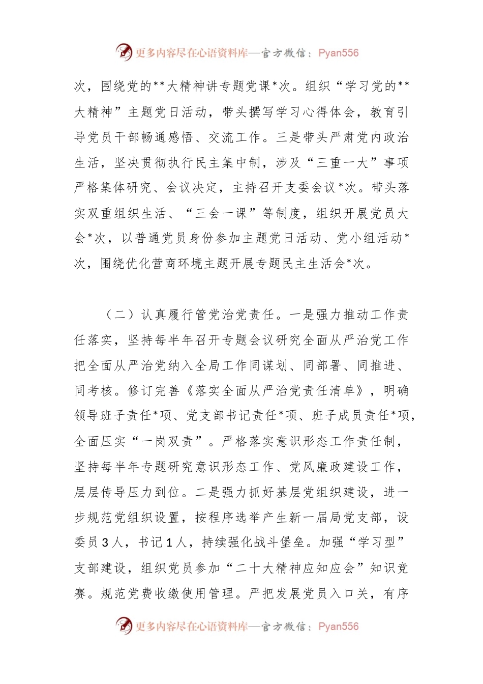 2023年度党支部书记抓基层党建工作述职报告.docx_第2页