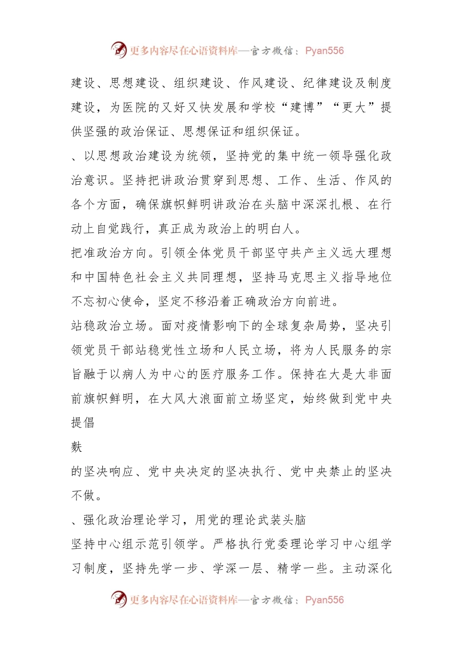 2024医院党建工作计划方案.docx_第2页