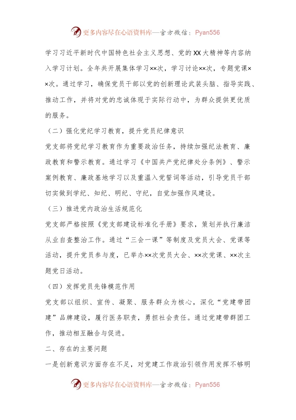 2024年度党支部党建工作述职.docx_第2页