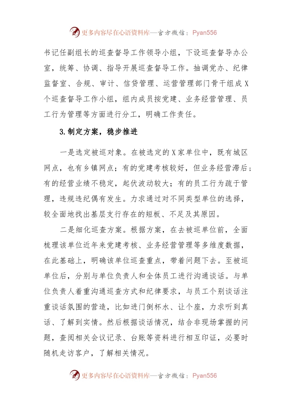 2023年银行巡查督导工作汇报.docx_第2页