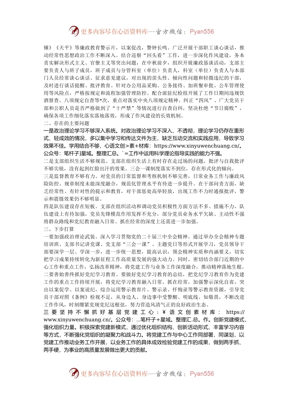 2024年三季度支部党建工作总结.docx_第2页