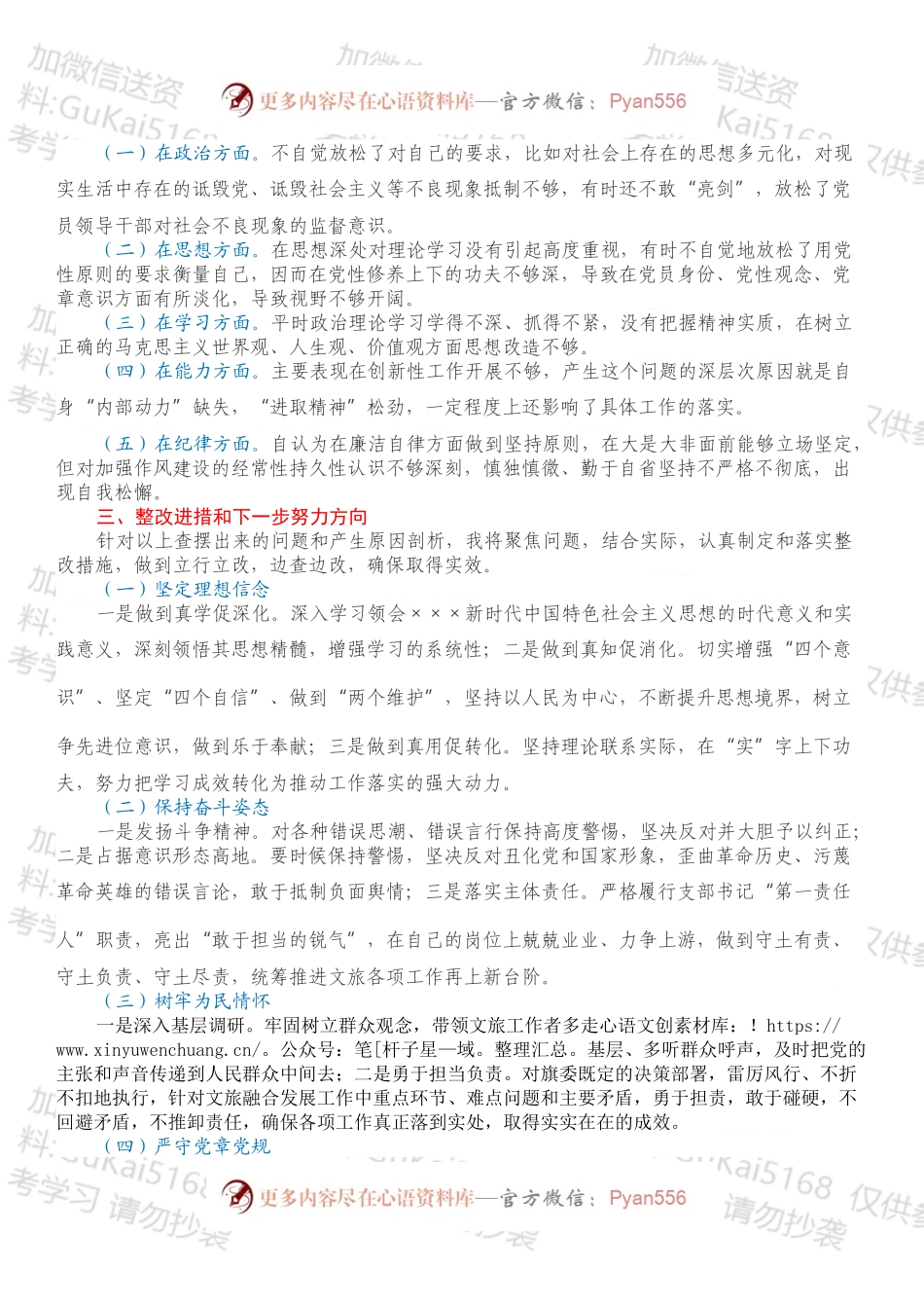 20XX年度组织生活会个人对照材料（支部书记）.docx_第2页
