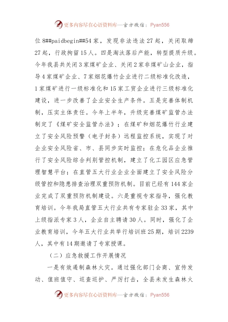 XX县应急管理局2022年安全生产工作总结.docx_第2页