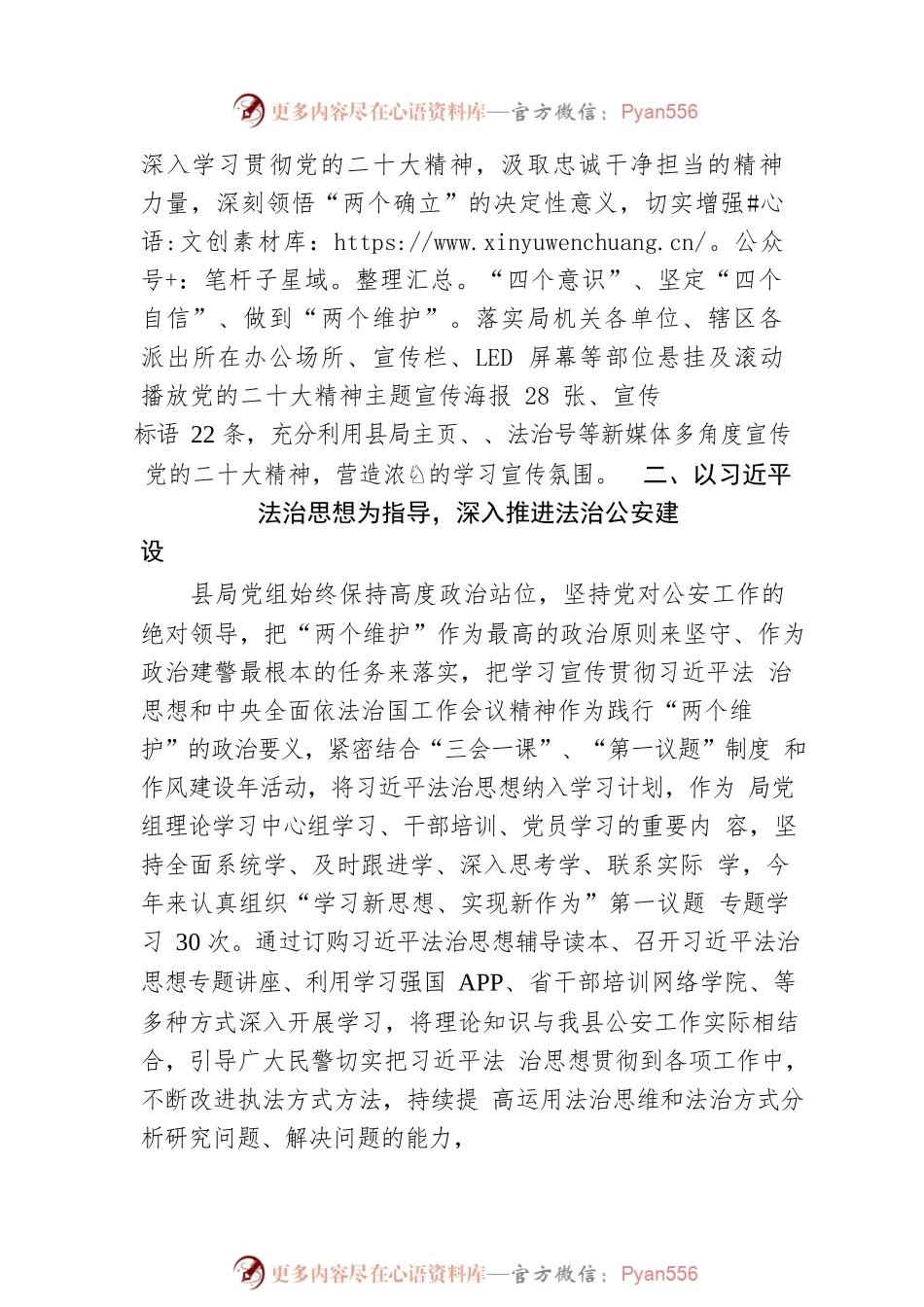 XX县公安局2022年法治政府建设年度报告（20221205）.docx_第2页