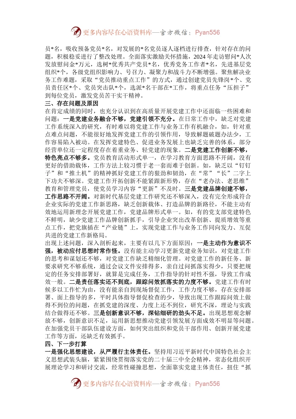 2024年度国企党委书记抓基层党建工作述职报告.docx_第2页