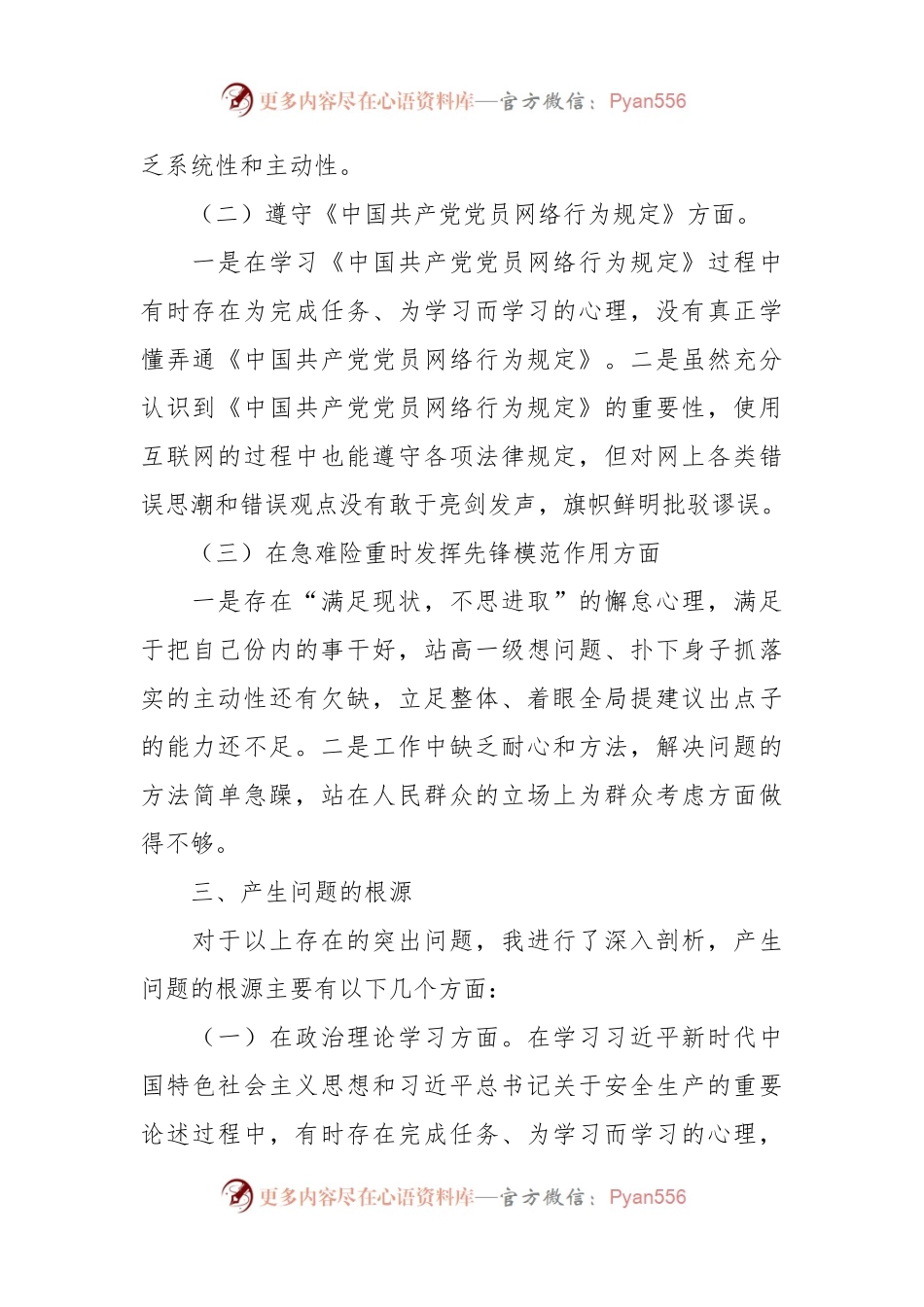 2024年安全生产专题组织生活会.docx_第2页