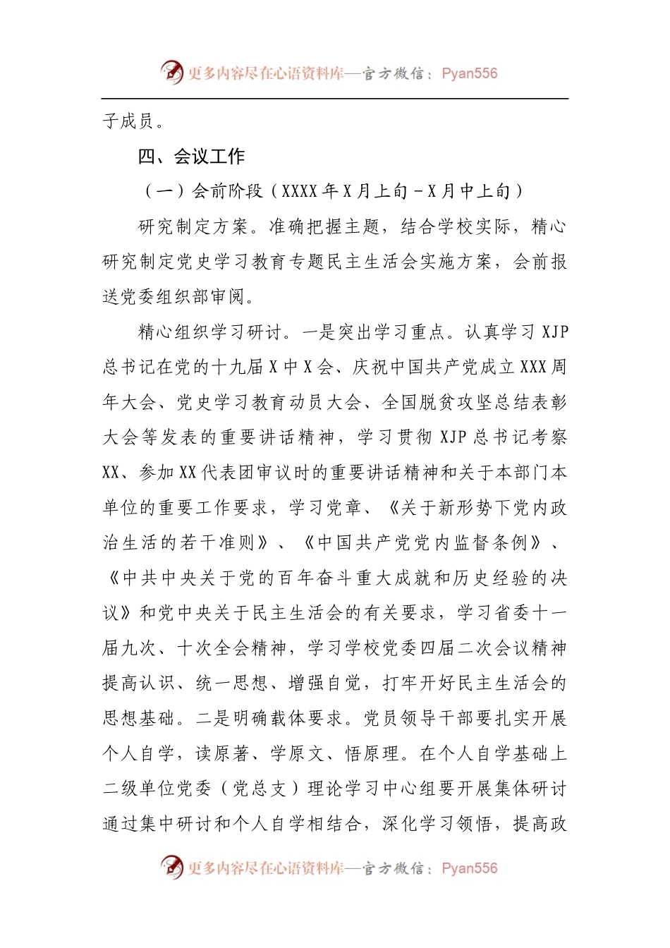 48方案2021年专题民主生活会实施方案.docx_第2页