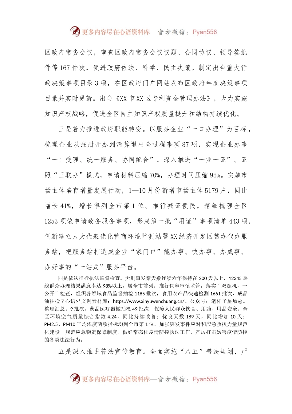 XX市XX区委副书记、区长2022年度述法报告.docx_第2页