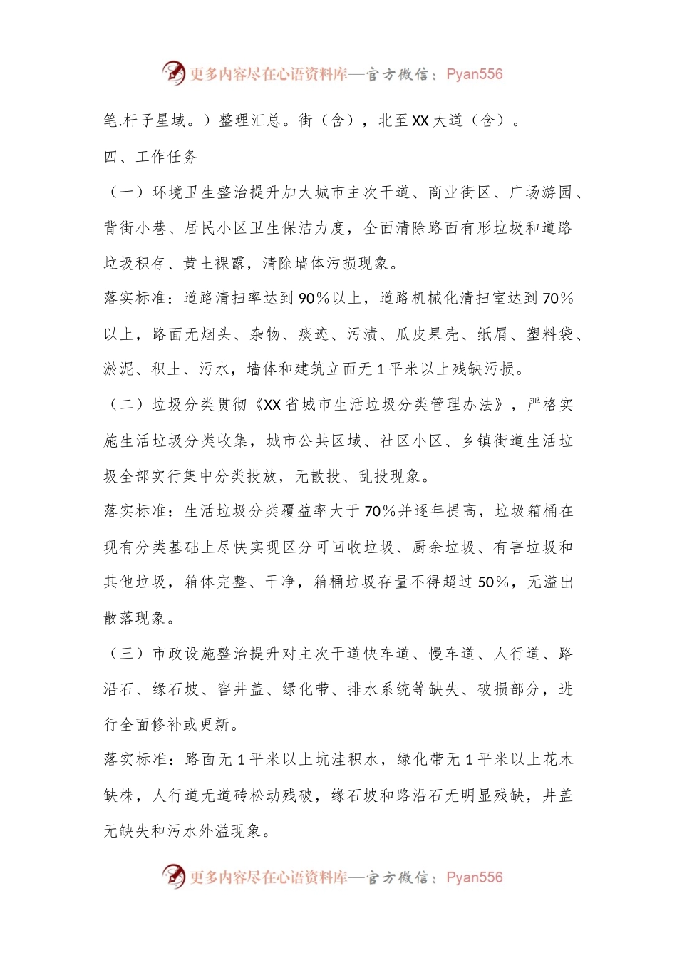 XX市城市管理创建全国文明城市专项整治方案.docx_第2页