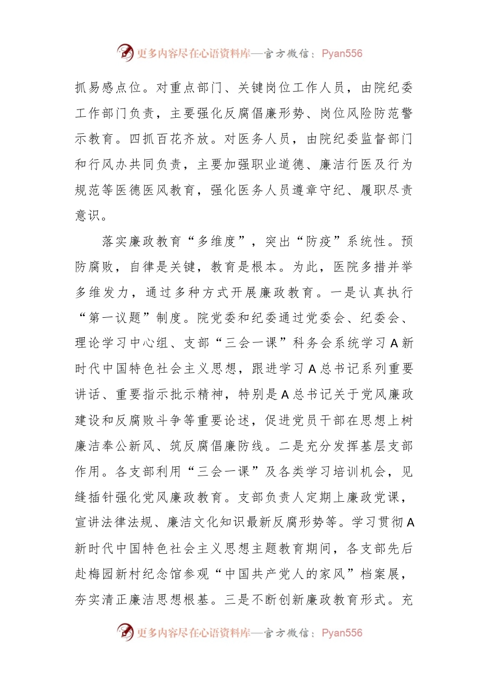 XX市中心医院在全市医疗领域腐败问题集中整治工作推进会上的汇报发言材料.docx_第2页